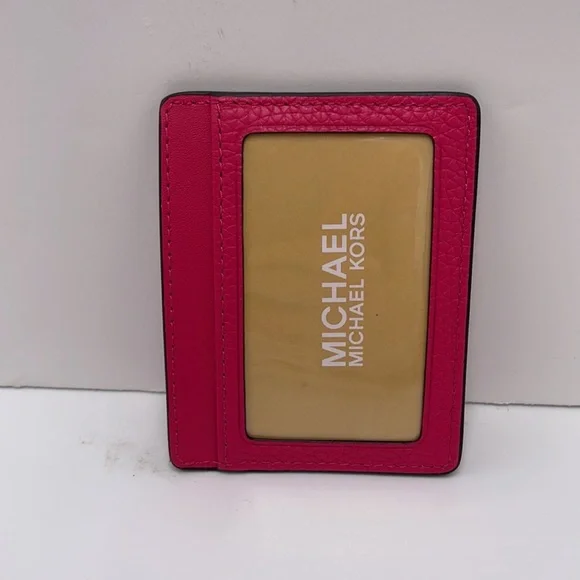 MICHAEL KORS
Large Pebbled Leather Card Holder Case
Electric Pink 
NWT - Picture 6 of 16
